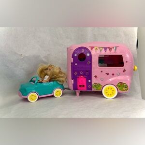 Chelsea’s Pink Car, Chelsea Doll and Camper Set